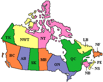 Canada map